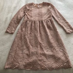 Beautiful pink lace dress